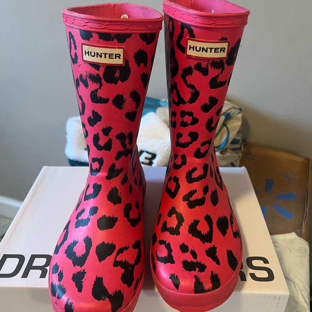 Hunter Red Rain Boots